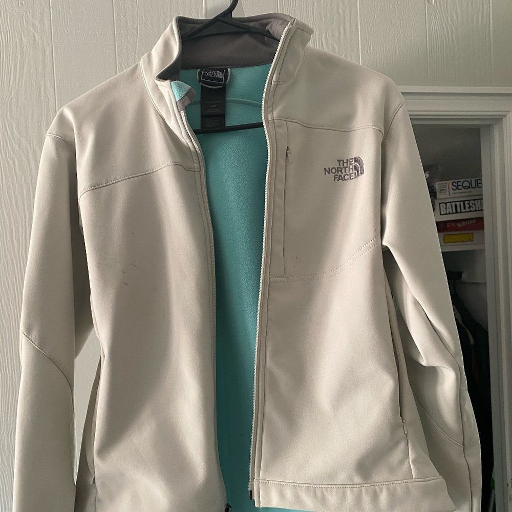 Cream Rain-Proof North Face